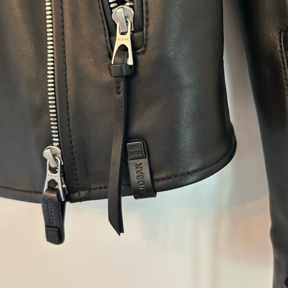 RUDSAK WOMANS MOTO LEATHER JACKET - Picture 4 of 5